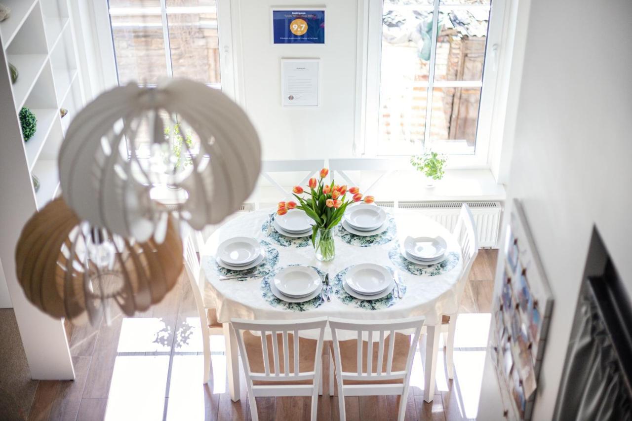 3 Bedroom Apartment 24H Self Check In, Free Parking, Ac, Fireplace VNO Eksteriør bilde