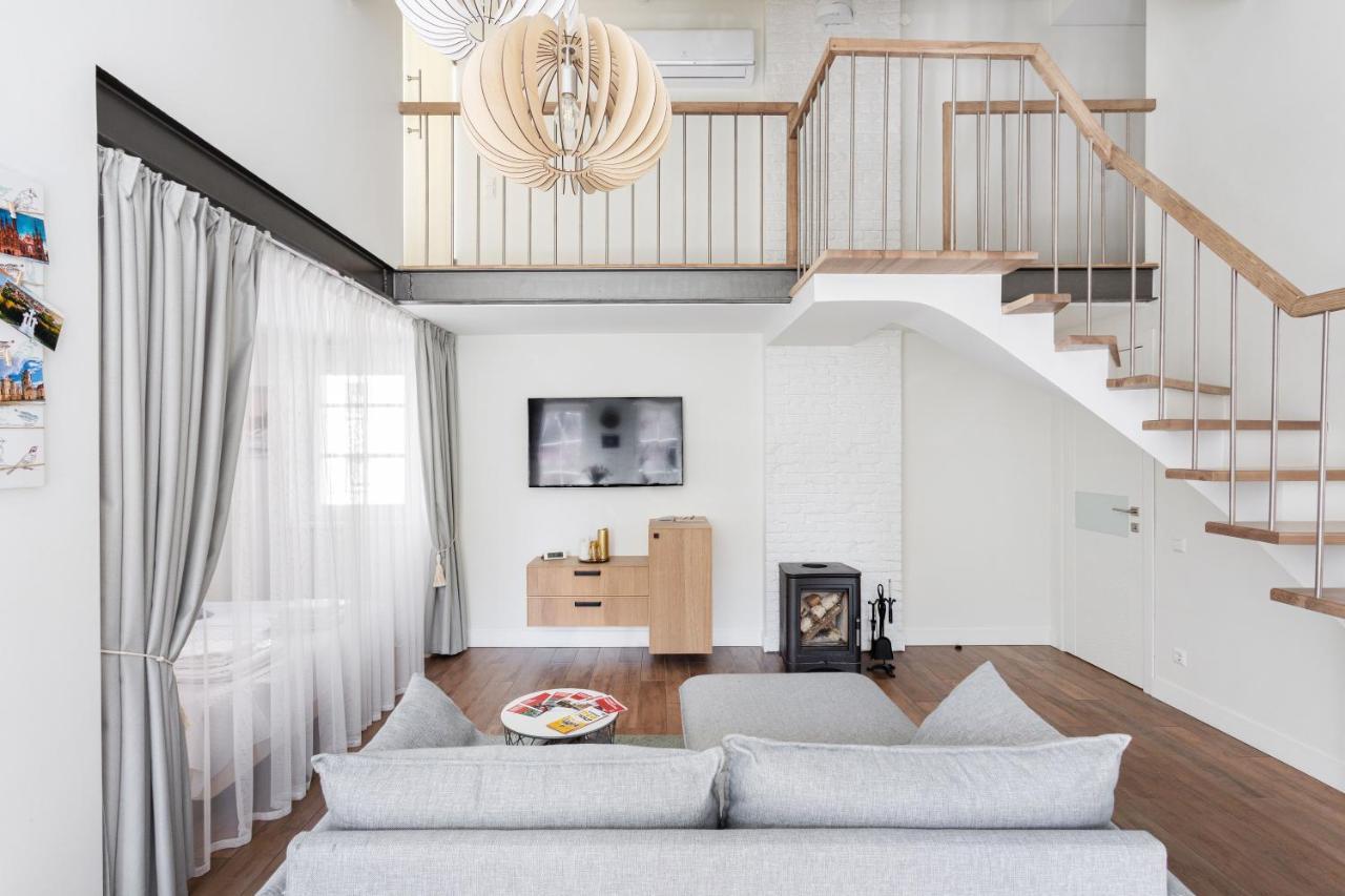 3 Bedroom Apartment 24H Self Check In, Free Parking, Ac, Fireplace VNO Eksteriør bilde