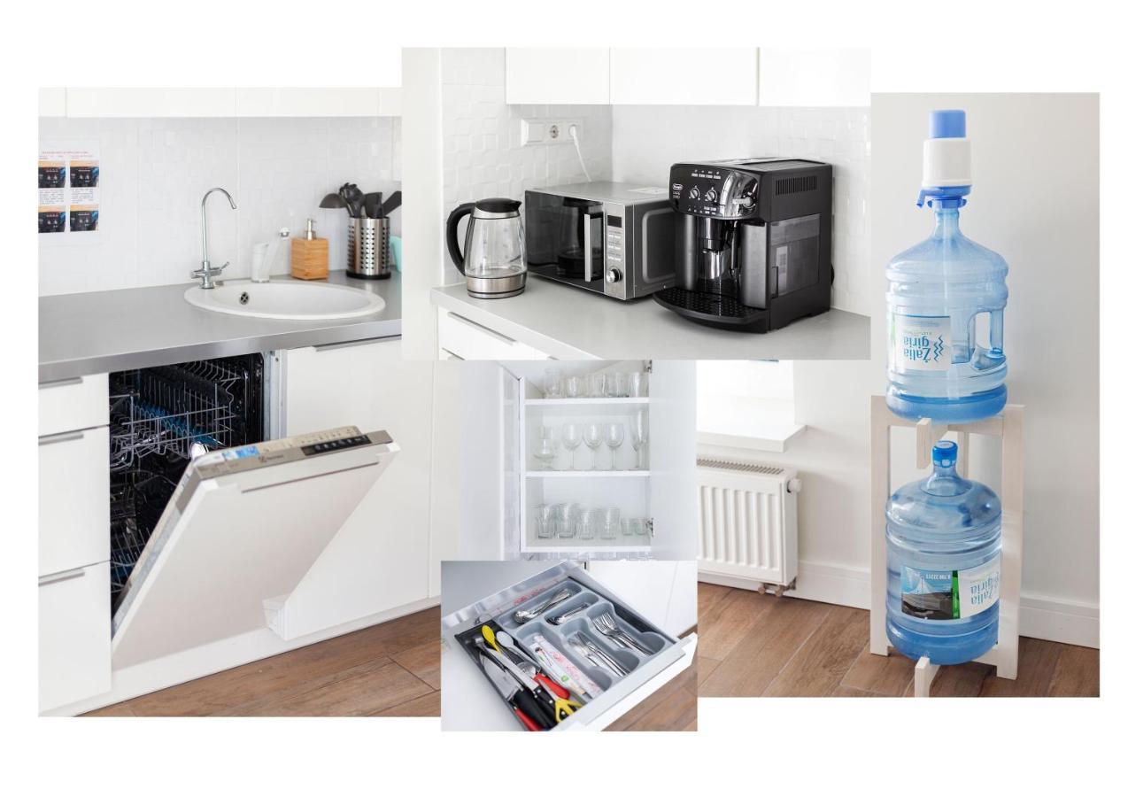3 Bedroom Apartment 24H Self Check In, Free Parking, Ac, Fireplace VNO Eksteriør bilde